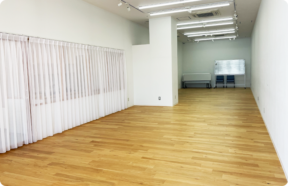 ダンス教室として利用できるレンタルスペースの写真